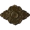 Ekena Millwork Piedmont Ceiling Medallion, Hand-Painted Brass, 37"W x 26"H x 1 3/8"P CM37X26PEBRS - alternate 1